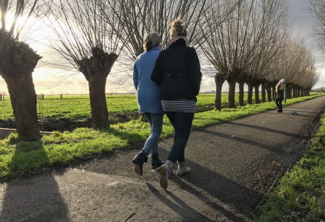 Wandelpad polder