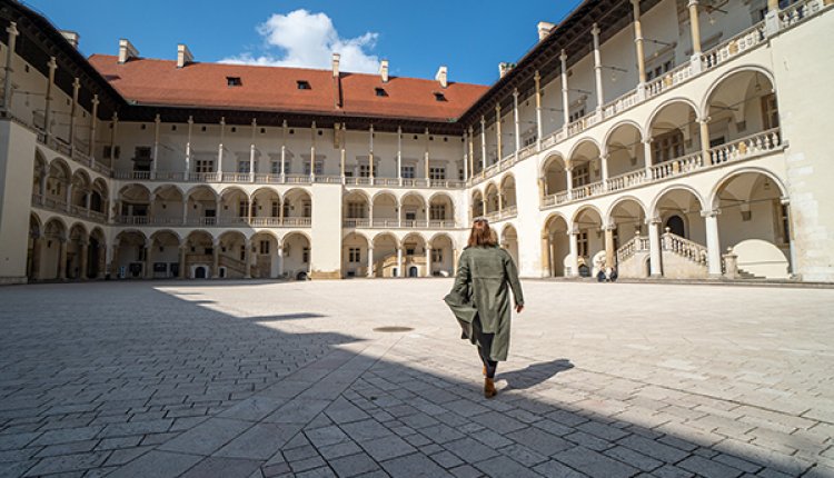 Wawel kasteel in Kraków