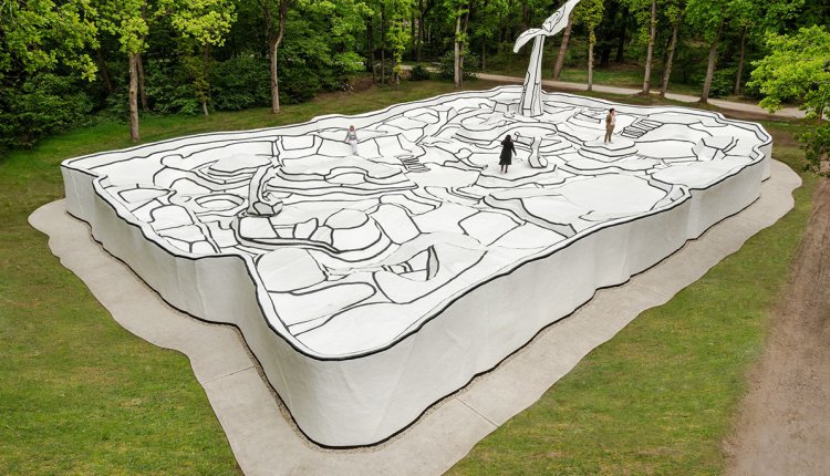 Jardin d’émail van Jean Dubuffet in Museum Kröller-Müller(foto Marjon Gemmeke)