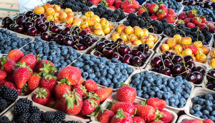 fruit op de markt