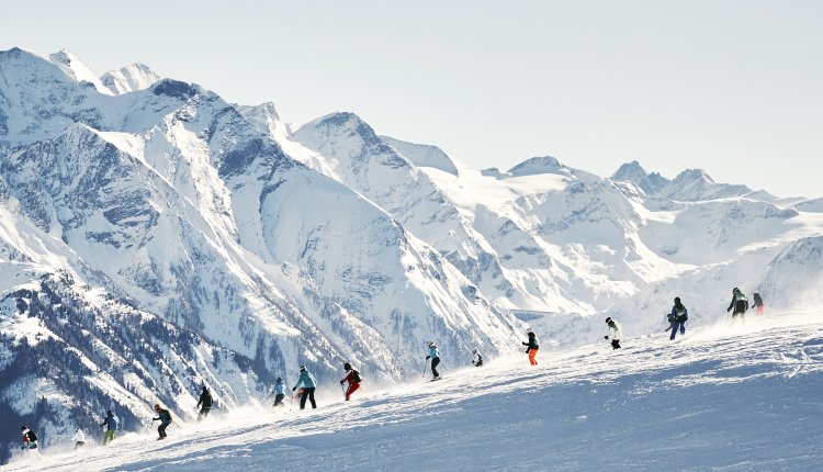 Wintersportgebied in Oostenrijk