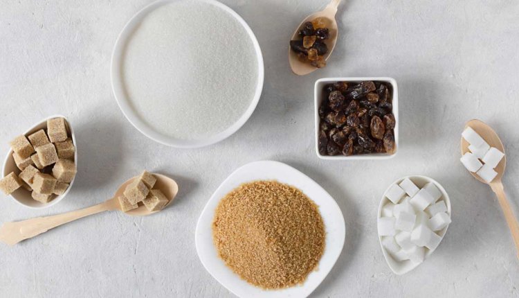 Verschillende soorten suiker