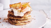 Bananenpancakes met appel boekweit en cayennepeper