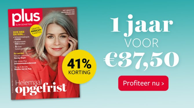 1 jaar Plus Magazine voor €37,50