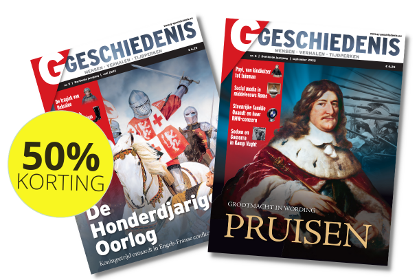 1 jaar G-geschiedenis met 50 procent korting