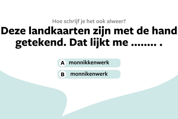 taalvraag monnikkenwerk